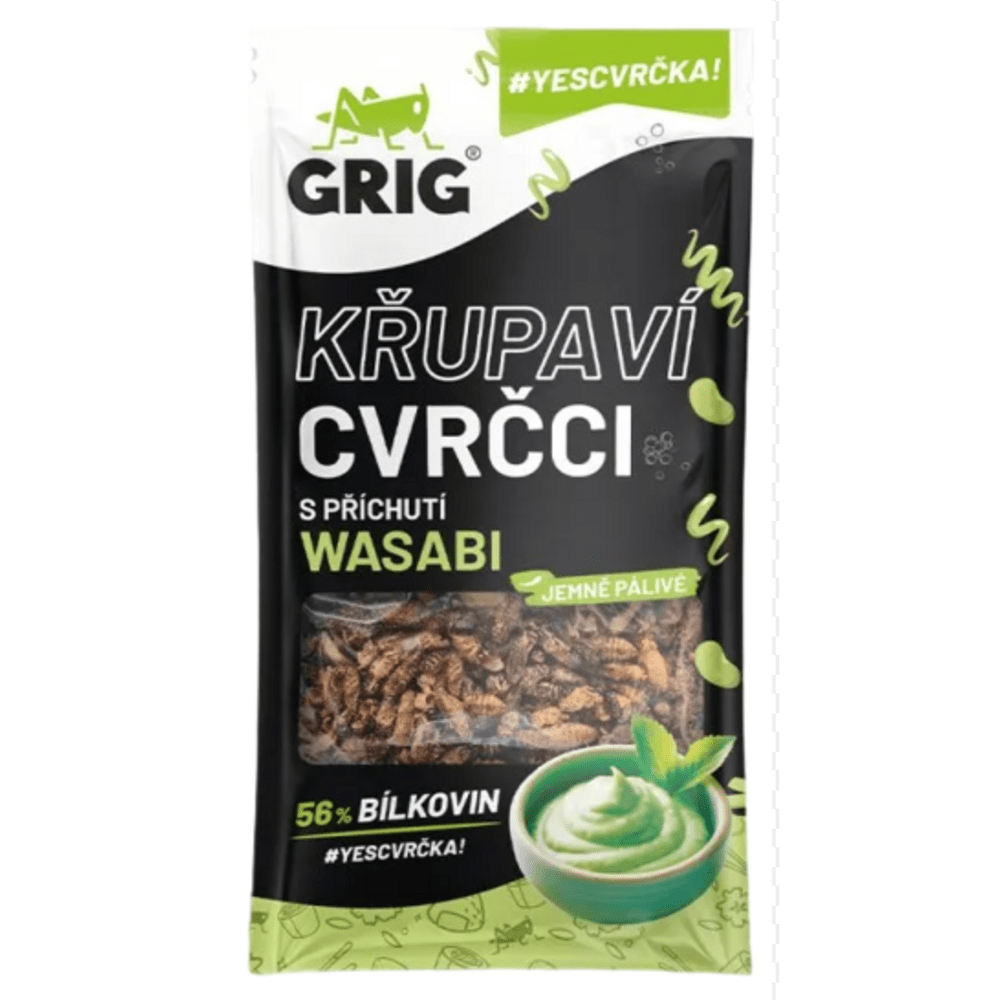 Grig Crunchy Crickets Wasabi