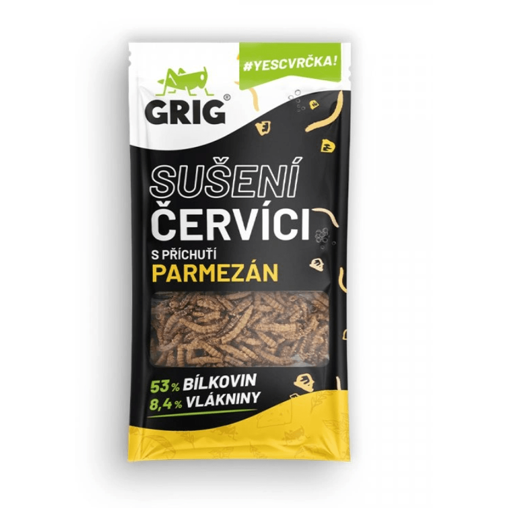 Grig Crunchy Mealworms Parmesan