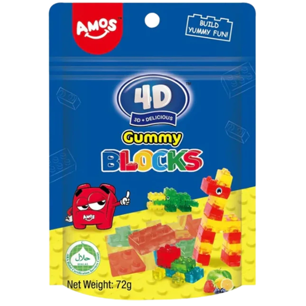 Amos 4D Gummy Blocks