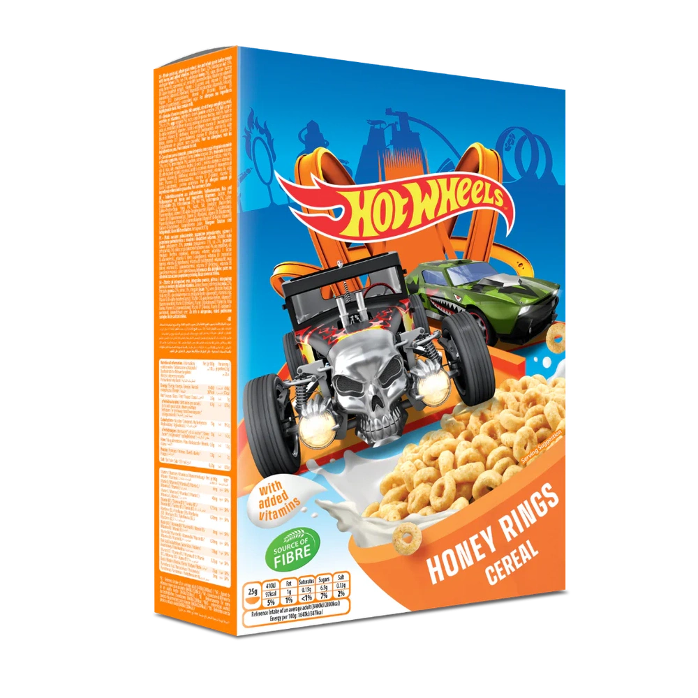 Hot Wheels Honey Loops With Vitamins Cereal - My American Shop