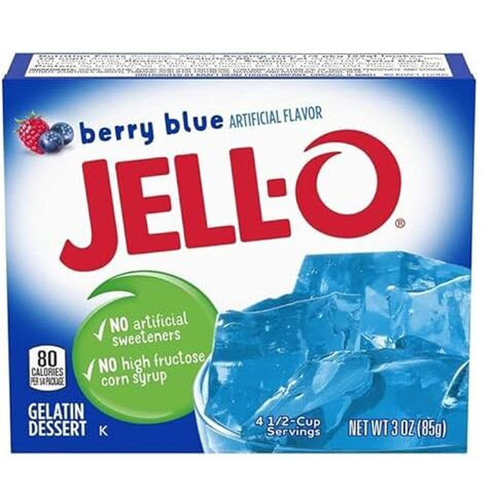 Jell-O Gelatin Berry Blue - My American Shop