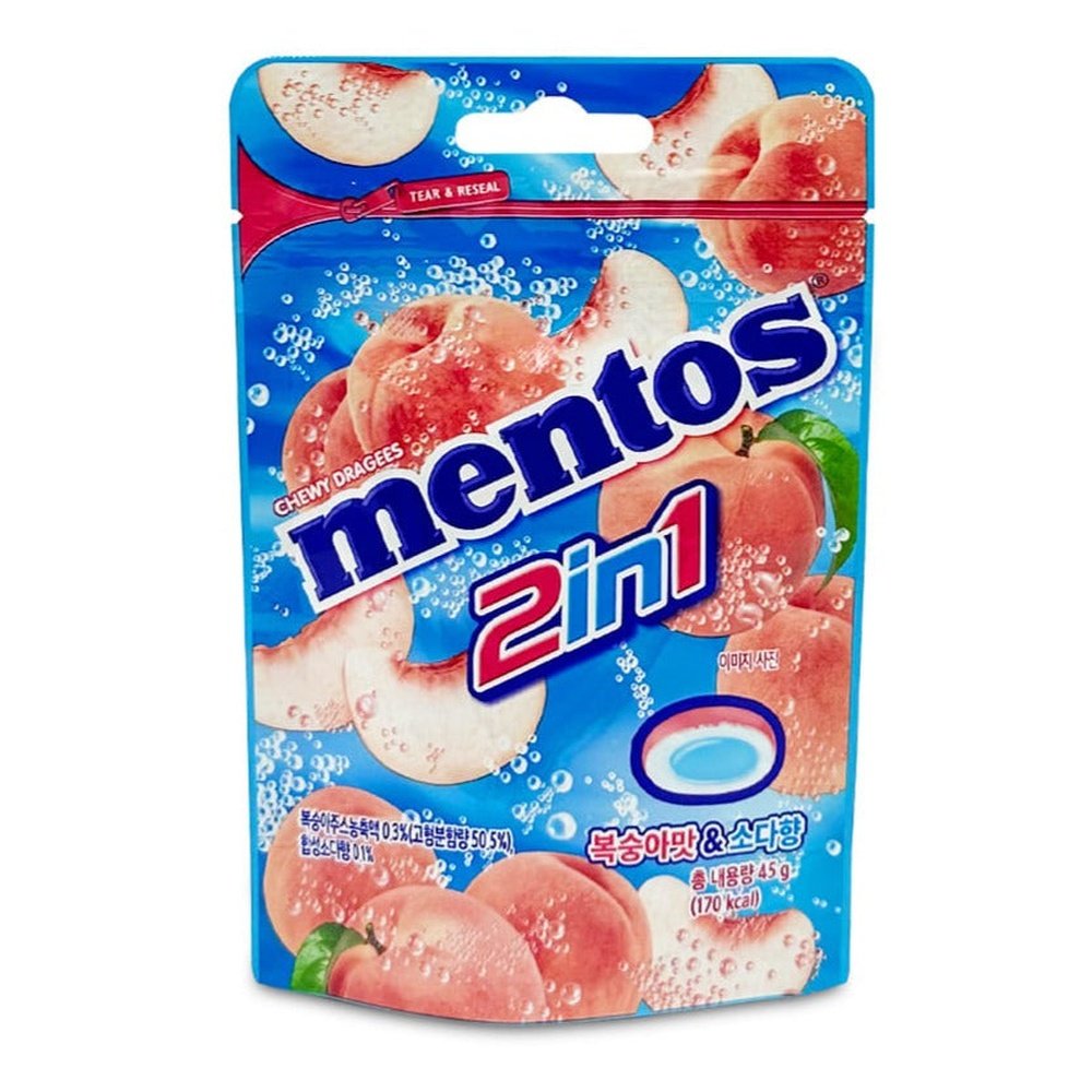 Mentos Duo Peach & Soda - My American Shop