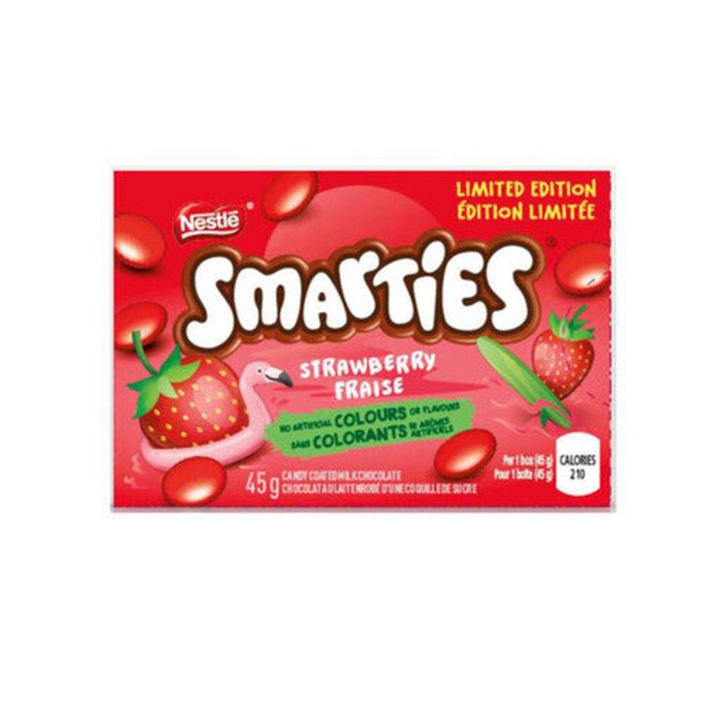 Un carton rouge sur fond blanc avec des fraises