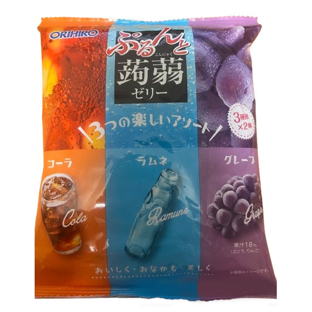 Orihiro Konjac Jelly Ramune & Cola & Grape