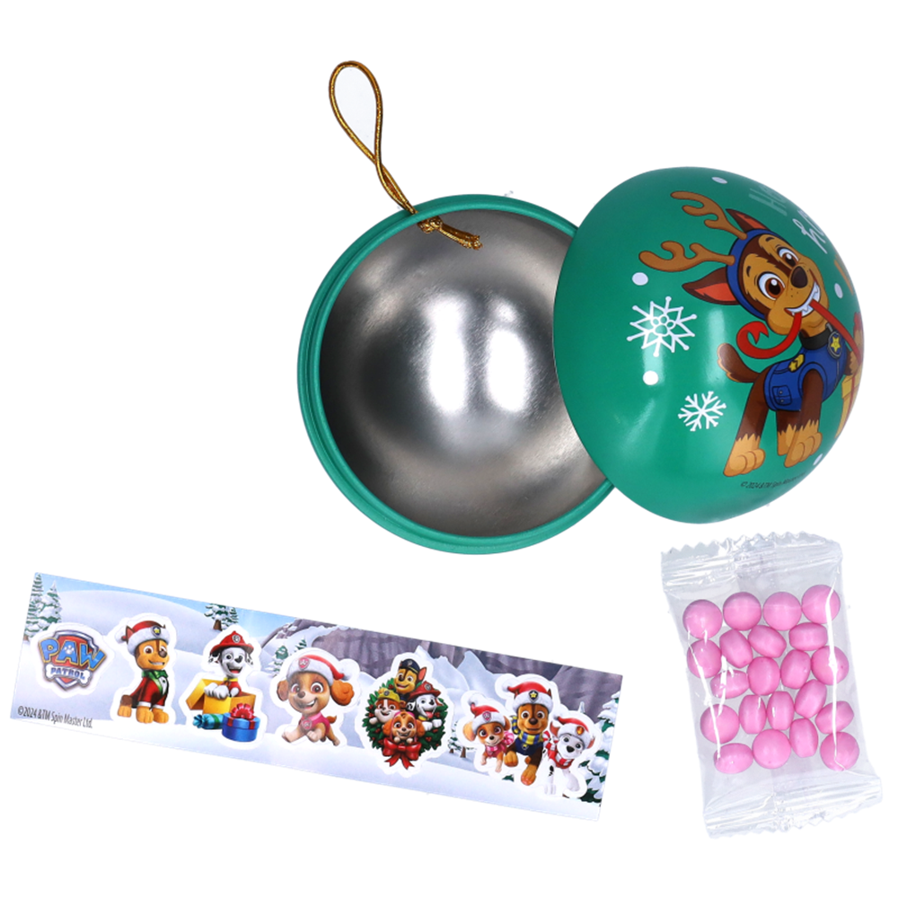 Paw Patrol Metal Christmas Ball - My American Shop