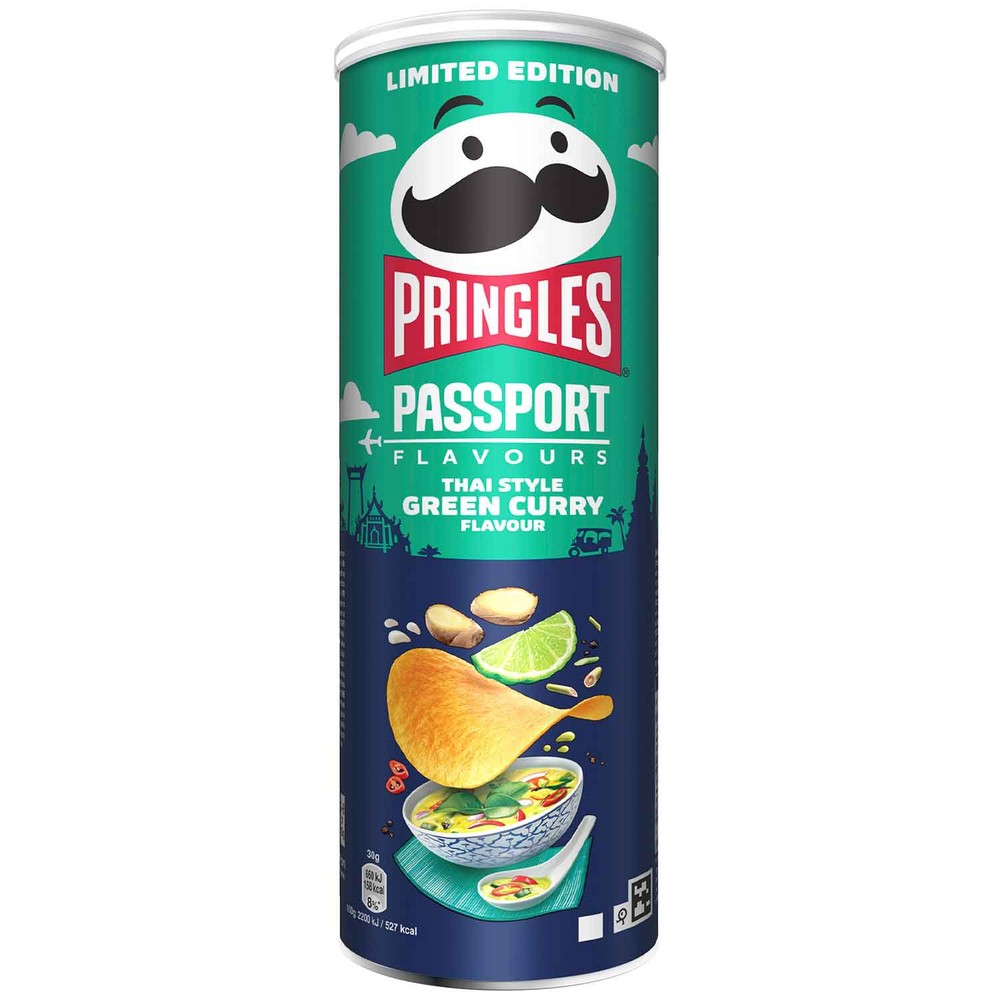 Pringles Chips Passport Thai Green Curry