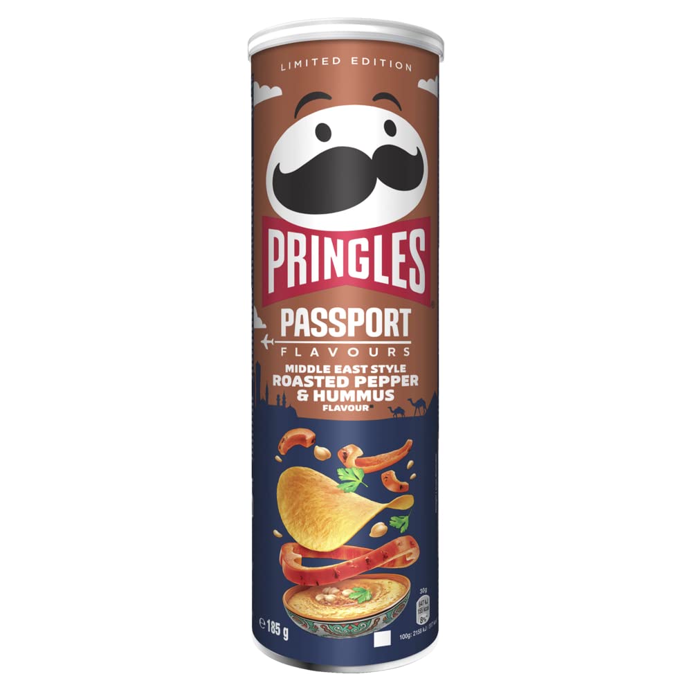 Pringles Middle East Style Roasted Pepper & Hummus - My American Shop