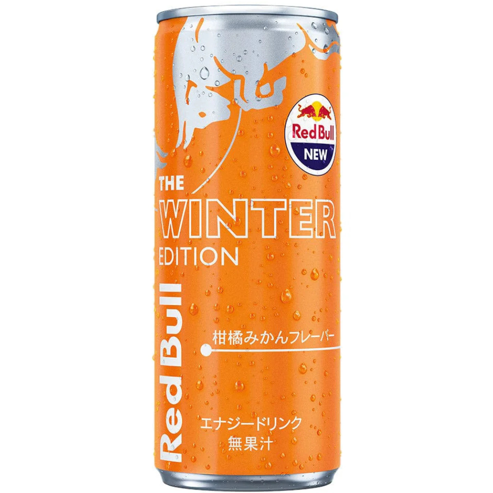 Red Bull Energy Drink Japan The Winter Edition Mandarin