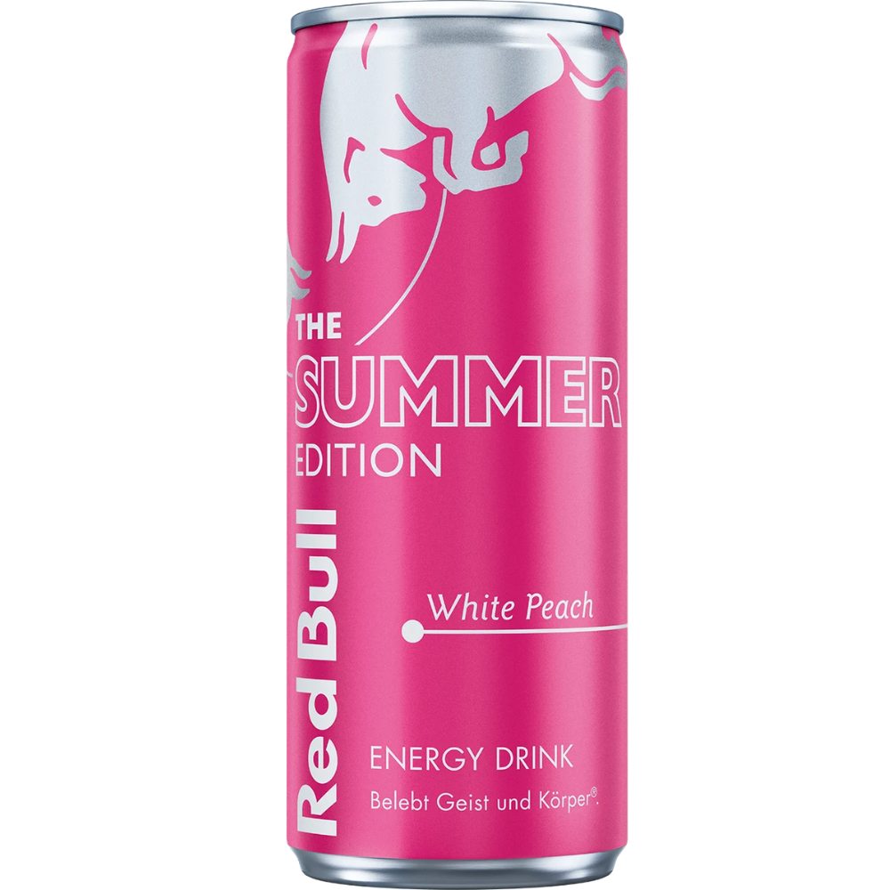 Red Bull Energy Drink The Summer Edition White Peach