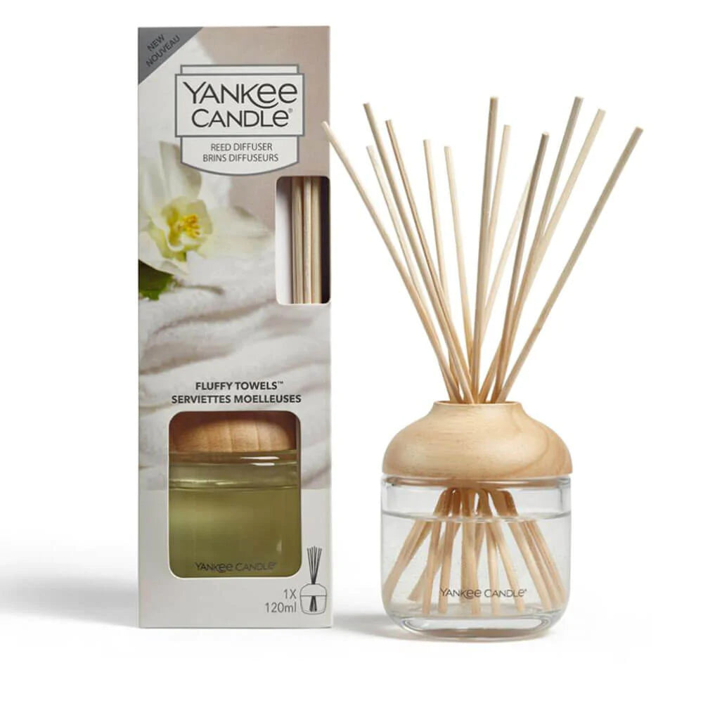 Yankee Candle Reed Diffuser Fluffy Towels - My American Shop